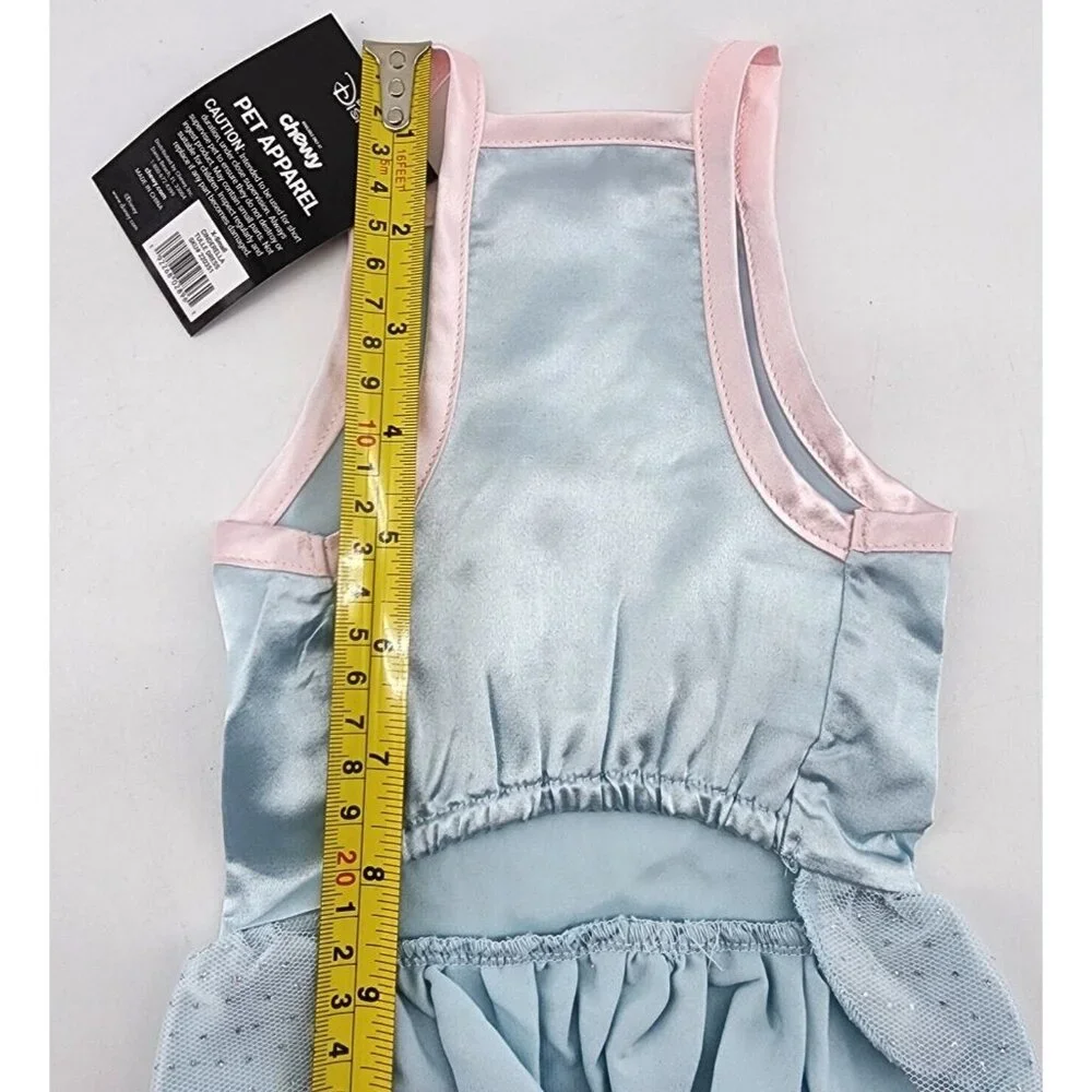 NEW Disney for Chewy Pet Apparel Dog/Cat Cinderella Princess Tulle Dress Size XS